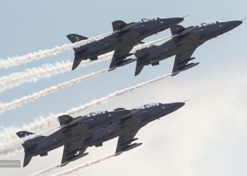 Пилотажная группа Midnight Hawks 100 лет ВВС России